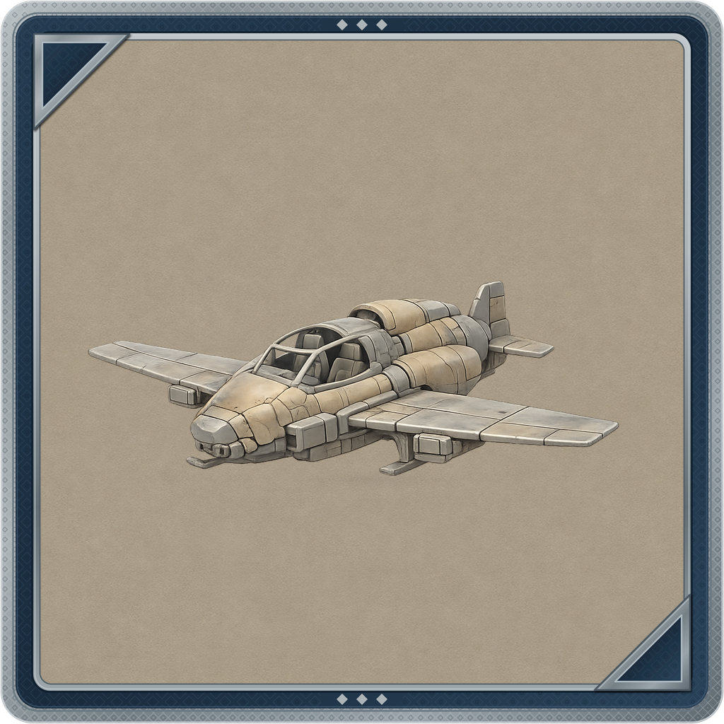 樹脂殻攻撃機のゲーム内カード素材