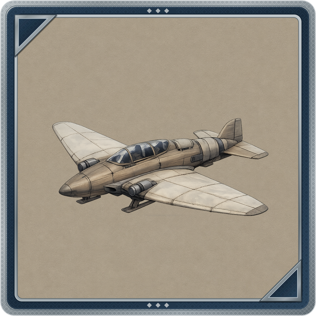静風迎撃機のゲーム内カード素材